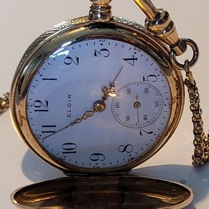 "ELGIN" VINTAGE WIND WATCH 14K